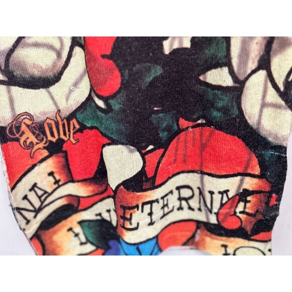 Vintage Ed Hardy Knit Dress True Love Rock N Roll Size Large - Picture 3 of 9